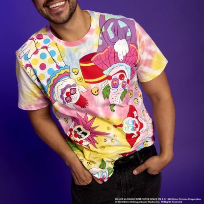 Killer Klowns from Outer Space Tie-Dye Unisex Tee - Image 2