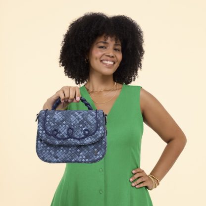 Loungefly Faux Denim Crossbody Bag - Image 2