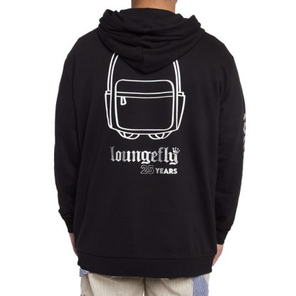 Loungefly 25th Anniversary Logo Black Unisex Hoodie - Image 9