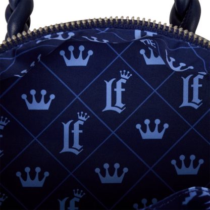 Loungefly Faux Denim Convertible Mini Backpack & Crossbody Bag - Image 5
