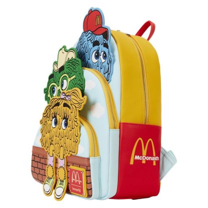 McDonald's Vintage Fry Kids Triple Pocket Mini Backpack - Image 4