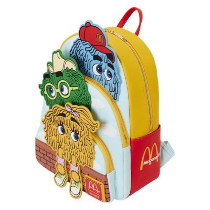 McDonald's Vintage Fry Kids Triple Pocket Mini Backpack - Image 5