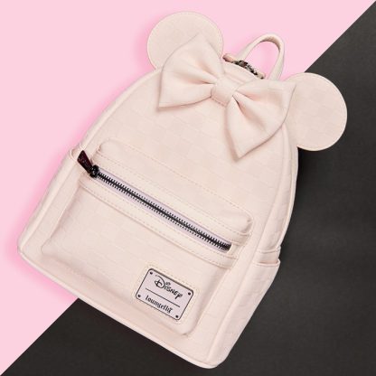 Minnie Mouse Checkered Texture Mini Backpack - Image 2
