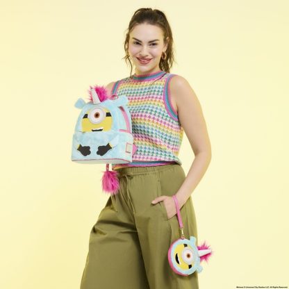 Minions Fluffy Unicorn Exclusive Costume Plush Mini Backpack - Image 3