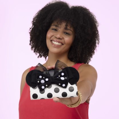 Minnie Mouse Exclusive Polka Dot Pearl Flap Wallet - Image 2