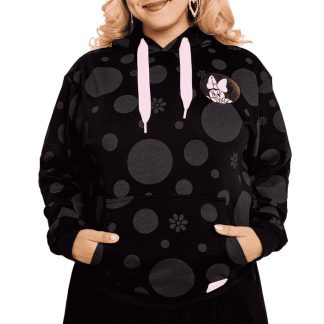 Minnie Mouse Floral Rock The Dots Unisex Hoodie