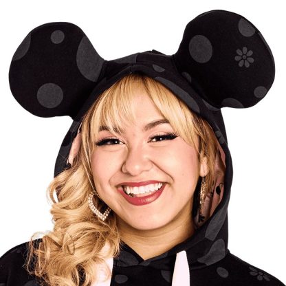 Minnie Mouse Floral Rock The Dots Unisex Hoodie - Image 7