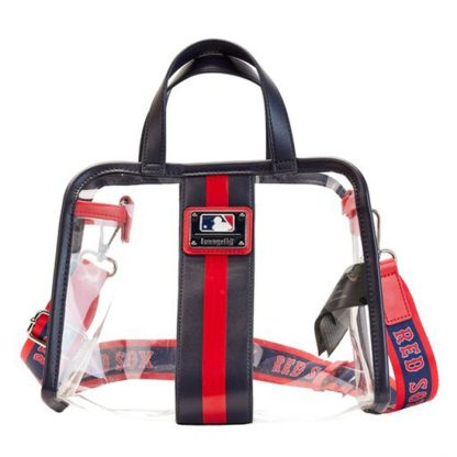 MLB Boston Red Sox Clear Tote Crossbody Stadium Bag with Pouch - Image 5