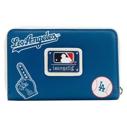 MLB LA Dodgers Patches Zip Around Wallet - Image 4