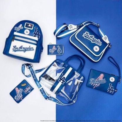 MLB LA Dodgers Patches Accordion Zip Around Wallet - Image 2