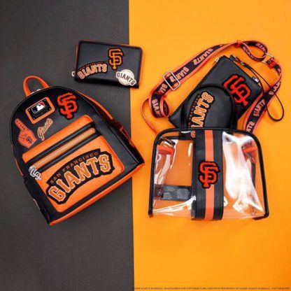 MLB SF Giants Patches Zip Around Wallet - Image 2