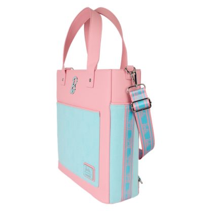 Classic Barbie Terry Cloth Convertible Backpack & Tote Crossbody Bag - Image 3