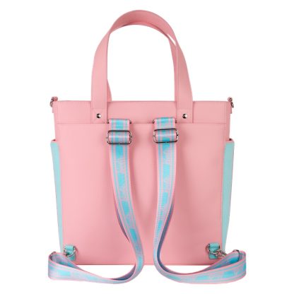 Classic Barbie Terry Cloth Convertible Backpack & Tote Crossbody Bag - Image 4