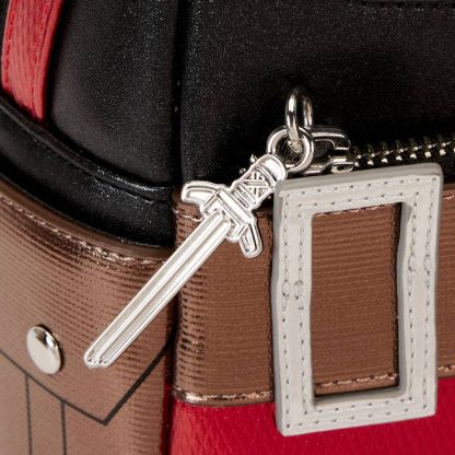 Marvel Metallic Deadpool Cosplay Mini Backpack - Image 8