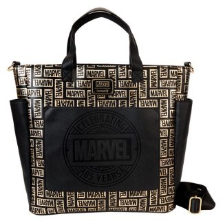 Marvel 85th Anniversary All-Over Print Logo Convertible Backpack & Tote Crossbody Bag