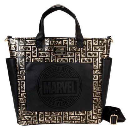 Marvel 85th Anniversary All-Over Print Logo Convertible Backpack & Tote Crossbody Bag