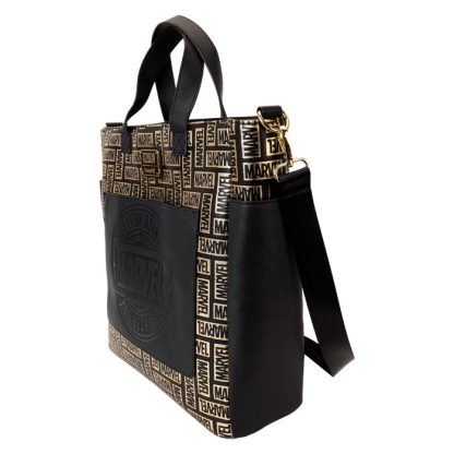 Marvel 85th Anniversary All-Over Print Logo Convertible Backpack & Tote Crossbody Bag - Image 4