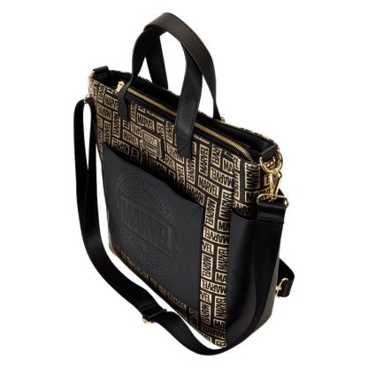 Marvel 85th Anniversary All-Over Print Logo Convertible Backpack & Tote Crossbody Bag - Image 5