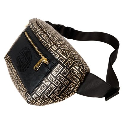 Marvel 85th Anniversary All-Over Print Logo Convertible Belt Bag - Image 4