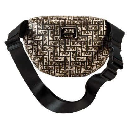Marvel 85th Anniversary All-Over Print Logo Convertible Belt Bag - Image 5