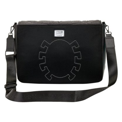 Spider-Man Black & White Suit Quilted Messenger Crossbody Bag - Image 7