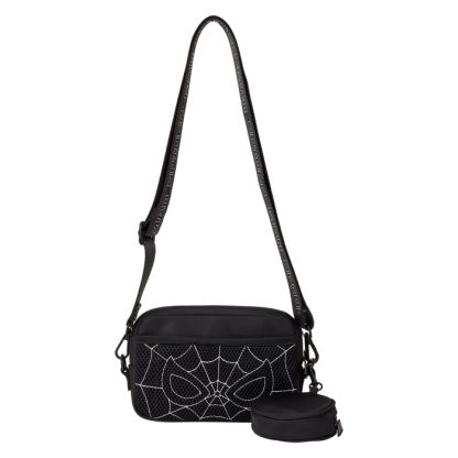 Spider-Man Black & White Suit Sling Crossbody Bag with Coin Bag - Image 6