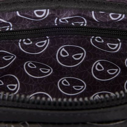 Spider-Man Black & White Suit Sling Crossbody Bag with Coin Bag - Image 8