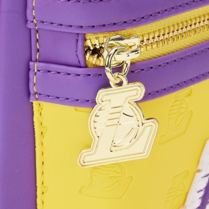 NBA Los Angeles Lakers Patch Icons Mini Backpack - Image 8