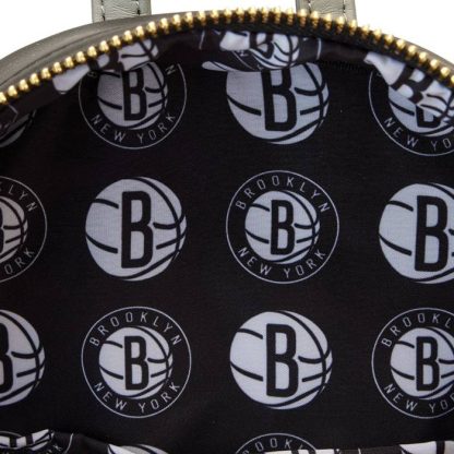 NBA Brooklyn Nets Patch Icons Mini Backpack - Image 9