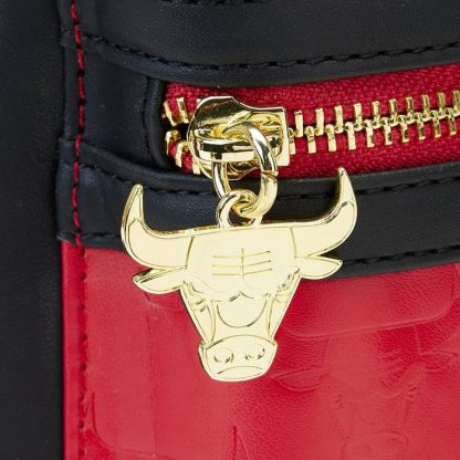 NBA Chicago Bulls Patch Icons Mini Backpack - Image 8