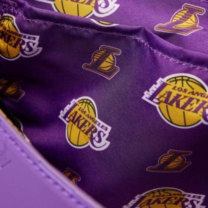 NBA Los Angeles Lakers Patch Icons Crossbody Bag - Image 7