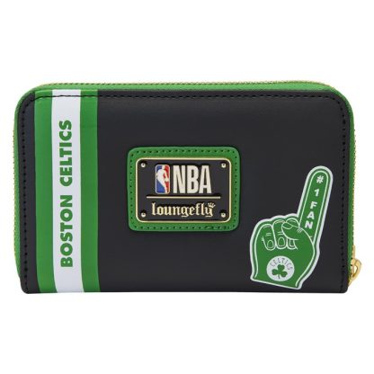 NBA Boston Celtics Patch Icons Zip Around Wallet - Image 4