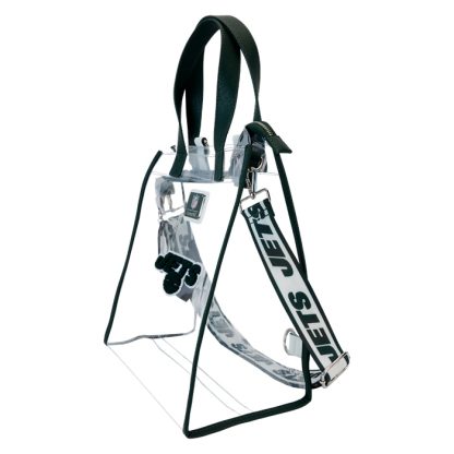 NFL New York Jets Clear Convertible Backpack & Tote Crossbody Stadium Bag - Image 3
