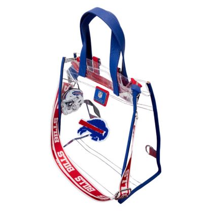 NFL Buffalo Bills Clear Convertible Backpack & Tote Crossbody Stadium Bag - Image 5