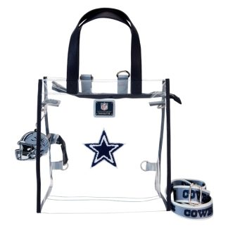 NFL Dallas Cowboys Clear Convertible Backpack & Tote Crossbody Stadium Bag