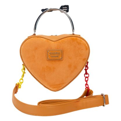 SpongeBob SquarePants Krabby Patty Plush Heart Figural Crossbody Bag - Image 7