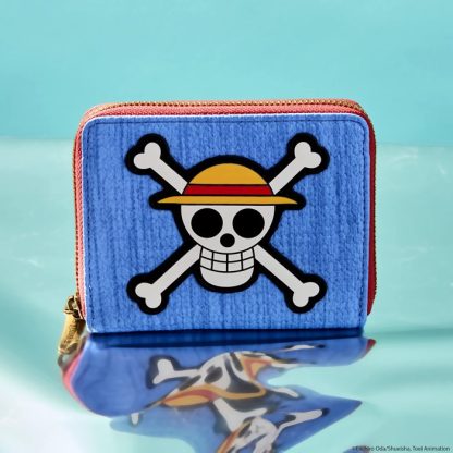 NYCC Limited Edition One Piece Luffy Jolly Roger Zip Around Wallet - Image 2