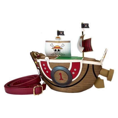 One Piece Thousand Sunny Ship Figural Crossbody Bag