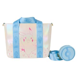 Pokémon Iridescent Pikachu Tote Crossbody Bag with Coin Bag