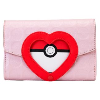 Pokémon Exclusive I Choose You Hearts Flap Zip Around Wallet