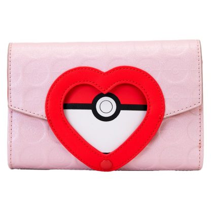 Pokémon Exclusive I Choose You Hearts Flap Zip Around Wallet