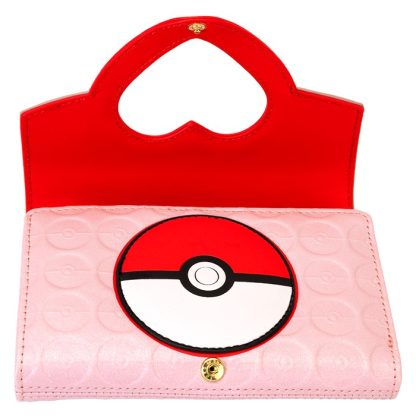 Pokémon Exclusive I Choose You Hearts Flap Zip Around Wallet - Image 4