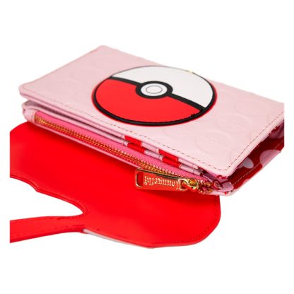 Pokémon Exclusive I Choose You Hearts Flap Zip Around Wallet - Image 5