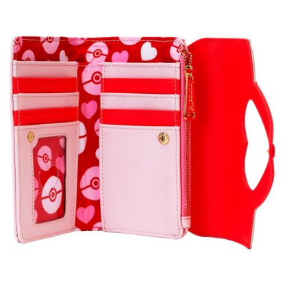 Pokémon Exclusive I Choose You Hearts Flap Zip Around Wallet - Image 6