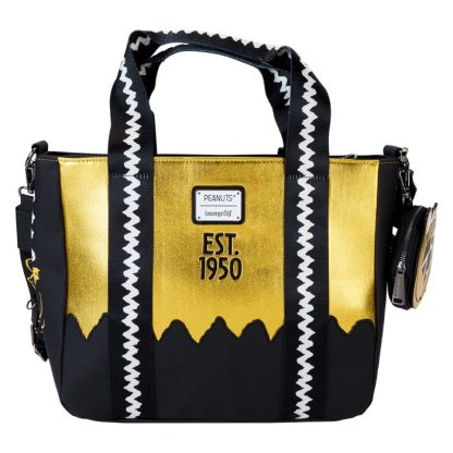 Peanuts 75th Anniversary Snoopy & Gang Tote Crossbody Bag With Coin Bag - Image 6