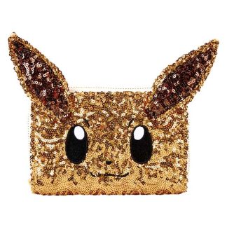 Pokémon Exclusive Eevee Sequin Cosplay Zip Around Wallet