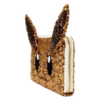 Pokémon Exclusive Eevee Sequin Cosplay Zip Around Wallet - Image 4