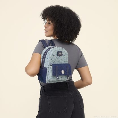 Pokémon Faux Denim All-Over Print Mini Backpack - Image 2