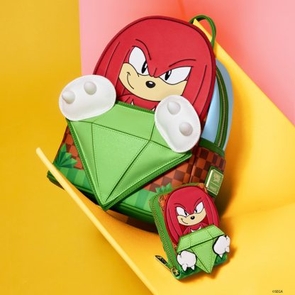Sonic The Hedgehog Limited Edition Knuckles Emerald Glitter Mini Backpack - Image 3