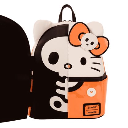NYCC Limited Edition Sanrio Hello Kitty Skeleton Costume Glow Mini Backpack - Image 4